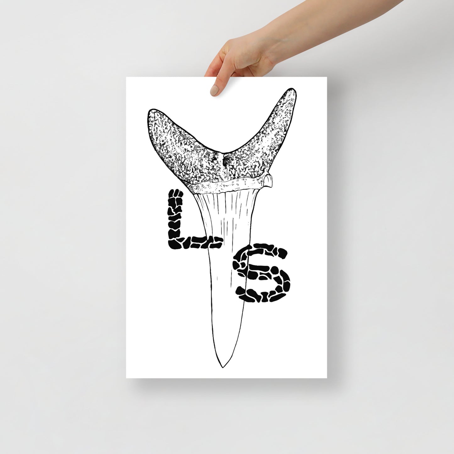 Shark Tooth Poster